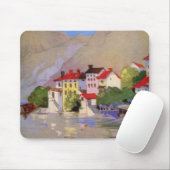 ヴィンテージシーサイドビレッジイタリア観光 マウスパッド (マウス)