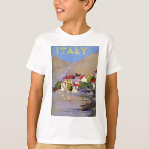ヴィンテージシーサイドビレッジイタリア観光 Tシャツ