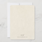 ヴィンテージシーサイド結婚式招待状 招待状 (裏面)