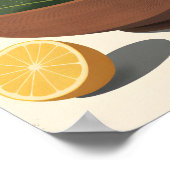 ヴィンテージシーザーサラダポスター - レトロキッチンアート ポスター (角)