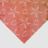 ヴィンテージシーシェルスケッチパターン 薄葉紙 (詳細)