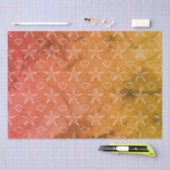 ヴィンテージシーシェルスケッチパターン 薄葉紙 (クラフト)