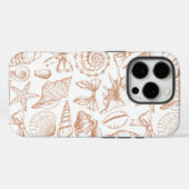 ヴィンテージシーシェルビーチハイヴィーベトロピカルサマー Case-Mate iPhoneケース (裏面 (横))