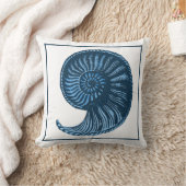 ヴィンテージシーシェルブルー3号枕 クッション (ブランケット)