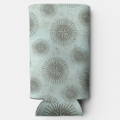 ヴィンテージシーシャンティ | Steampunk Compass Ephemera スリム缶クーラー (裏面)