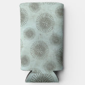 ヴィンテージシーシャンティ | Steampunk Compass Ephemera スリム缶クーラー (正面)