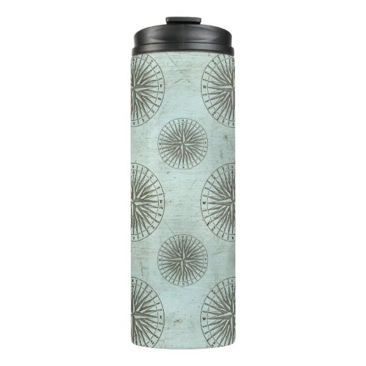 ヴィンテージシーシャンティ | Steampunk Compass Ephemera タンブラー (正面)