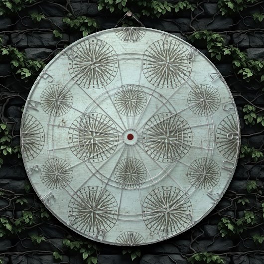 ヴィンテージシーシャンティ | Steampunk Compass Ephemera ダーツボード