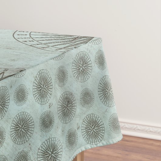 ヴィンテージシーシャンティ | Steampunk Compass Ephemera テーブルクロス (インサイチュ)