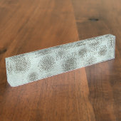 ヴィンテージシーシャンティ | Steampunk Compass Ephemera デスクネームプレート (側面)