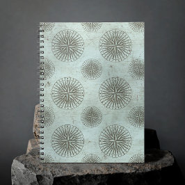 ヴィンテージシーシャンティ | Steampunk Compass Ephemera ノートブック