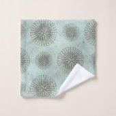 ヴィンテージシーシャンティ | Steampunk Compass Ephemera バスタオルセット (ウォッシュタオル)