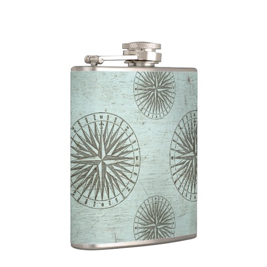 ヴィンテージシーシャンティ | Steampunk Compass Ephemera フラスク (右)