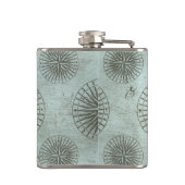 ヴィンテージシーシャンティ | Steampunk Compass Ephemera フラスク (裏面)