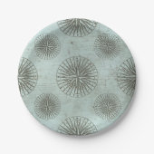 ヴィンテージシーシャンティ | Steampunk Compass Ephemera ペーパープレート (正面)