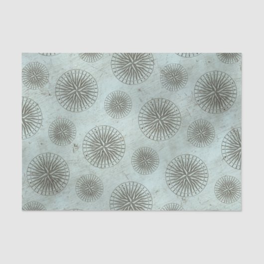 ヴィンテージシーシャンティ | Steampunk Compass Ephemera 薄葉紙 (正面)