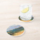 ヴィンテージシースケープナッサウ港バイビエルシュタット コースター (側面)