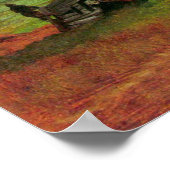 ヴィンテージシースケープナッサウ港バイビエルシュタット ポスター (角)