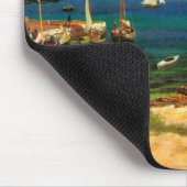 ヴィンテージシースケープナッサウ港バイビエルシュタット マウスパッド (コーナー)