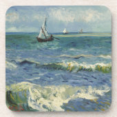 ヴィンテージシースケープLes Saintes-Maries-de-la-Mer付近 コースター (正面)