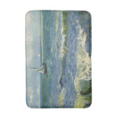 ヴィンテージシースケープLes Saintes-Maries-de-la-Mer付近 バスマット (正面縦)