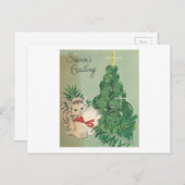 ヴィンテージシーズングリーティングキテンス シーズンポストカード (正面/裏面)