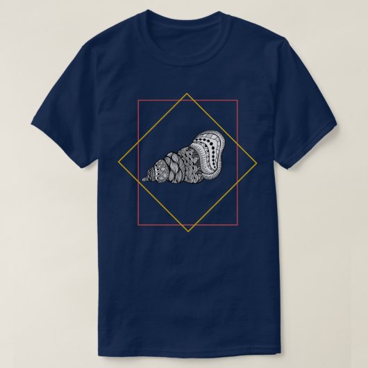 ヴィンテージシーセルデザイン Tシャツ (デザイン正面)