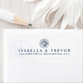 ヴィンテージシーセル |テーマ航海の差出人住所 ラベル (インサイチュ)