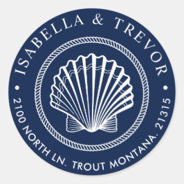 ヴィンテージシーセル |差出人住所 ラウンドシール