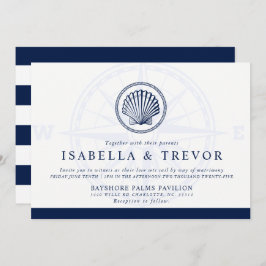 ヴィンテージシーセル |航海のテーマ結婚ズ 招待状