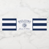 ヴィンテージシーセル |航海の結婚へようこそ ペットボトルラベル (シングルラベル)