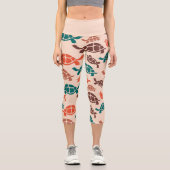 ヴィンテージシータートルカプリレギンス カプリレギンス (正面)