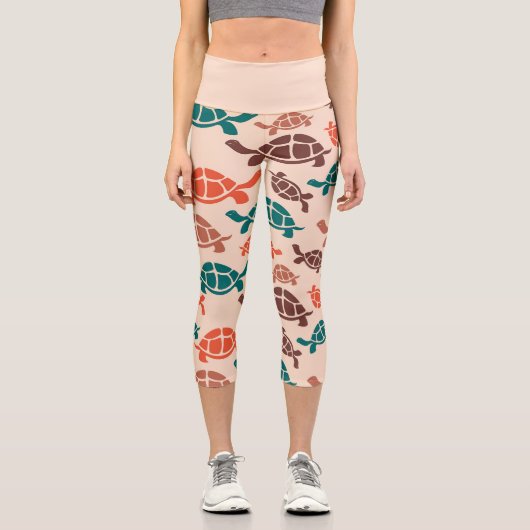 ヴィンテージシータートルカプリレギンス カプリレギンス (正面)