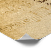 ヴィンテージシーティングチャート ポスター (角)