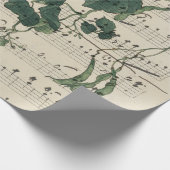 ヴィンテージシートの音楽葉 ラッピングペーパー (角)