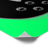 ヴィンテージシートミュージックロックNロール ポスター (角)