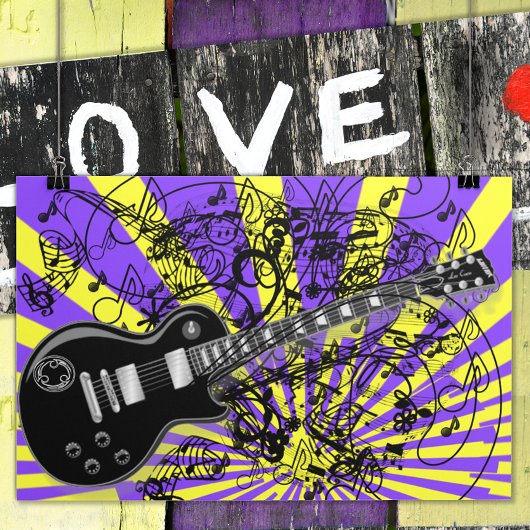 ヴィンテージシートミュージックロックNロール ポスター