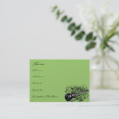 ヴィンテージシートミュージックロックNロール 名刺 (スタンド正面)