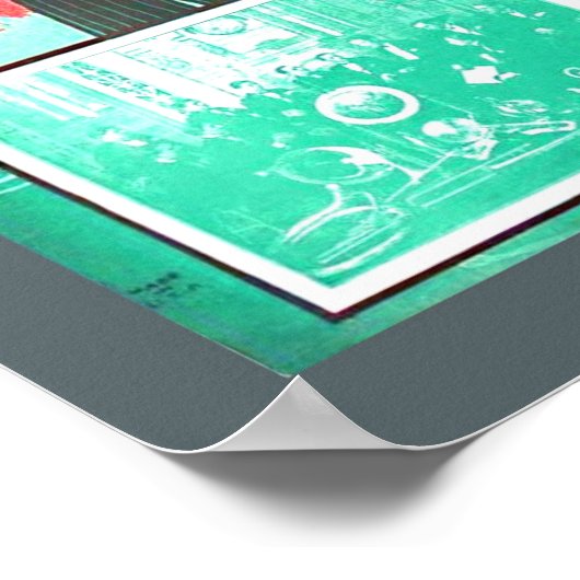 ヴィンテージシート音楽アイスクリームハワードジョンソンコピー ポスター (角)