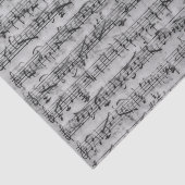 ヴィンテージシート音楽グレー手書き切り離し 薄葉紙 (詳細)