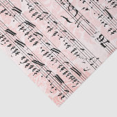 ヴィンテージシート音楽コラージュ 薄葉紙 (詳細)