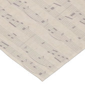 ヴィンテージシート音楽ノートミュージシャンミュージカル  ショートテーブルランナー (コーナー)