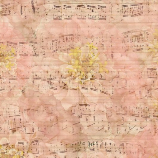 ヴィンテージシート音楽フローラの分離 薄葉紙