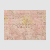 ヴィンテージシート音楽フローラの分離 薄葉紙 (正面)