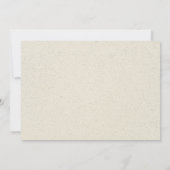 ヴィンテージシート音楽ブックページの誕生日 招待状 (裏面)