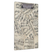 ヴィンテージシート音楽紙コラージュ クリップボード (右)