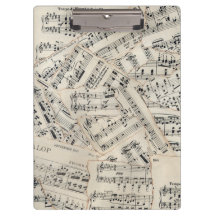 ヴィンテージシート音楽紙コラージュ