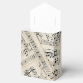 ヴィンテージシート音楽紙コラージュ フェイバーボックス (オープン)