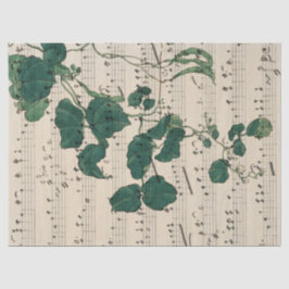 ヴィンテージシート音楽葉の分離ティッシュペーパー 薄葉紙