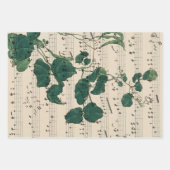 ヴィンテージシート音楽葉の ラッピングペーパーシート (正面2)
